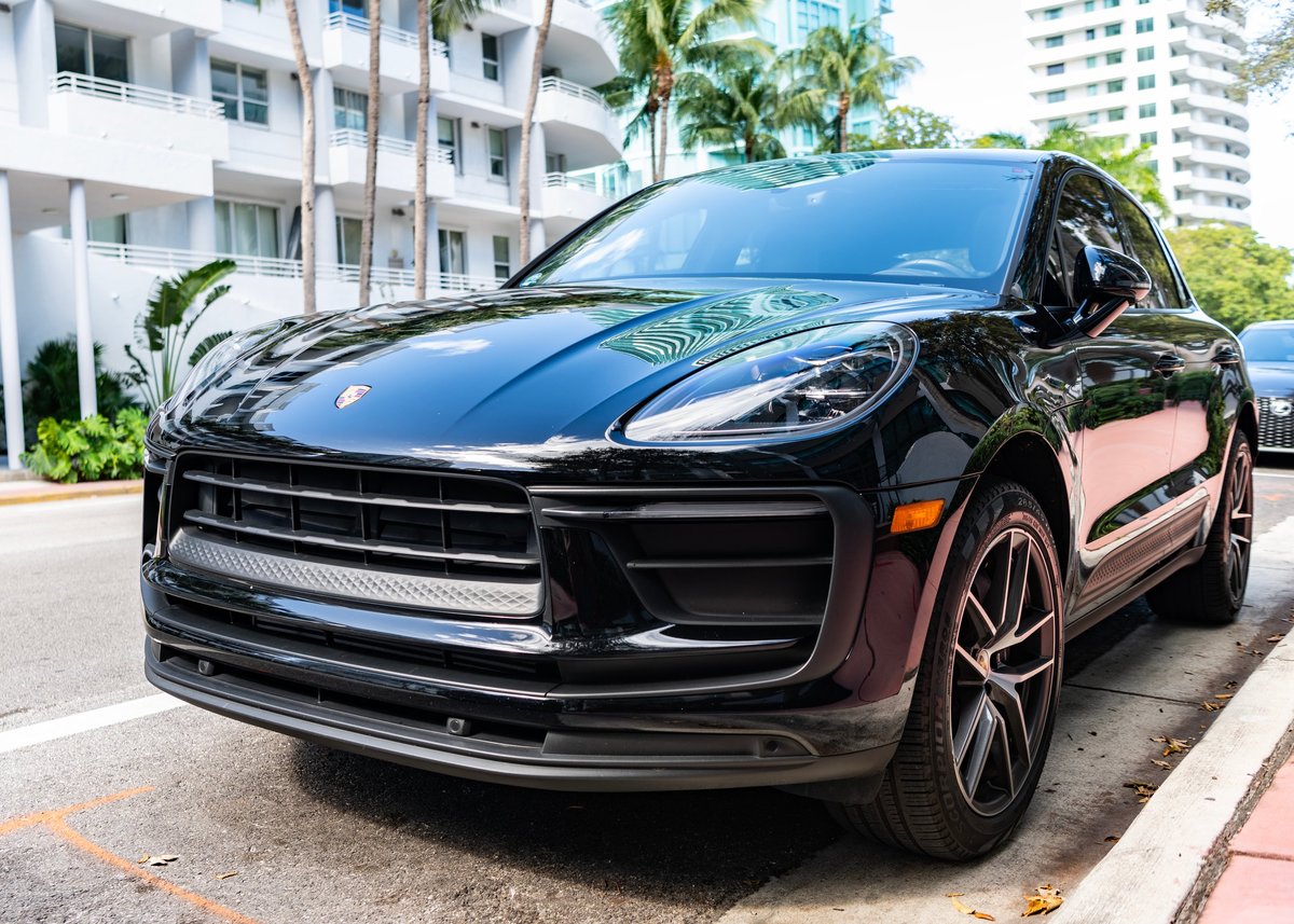 Black Porsche Macan premium SUV